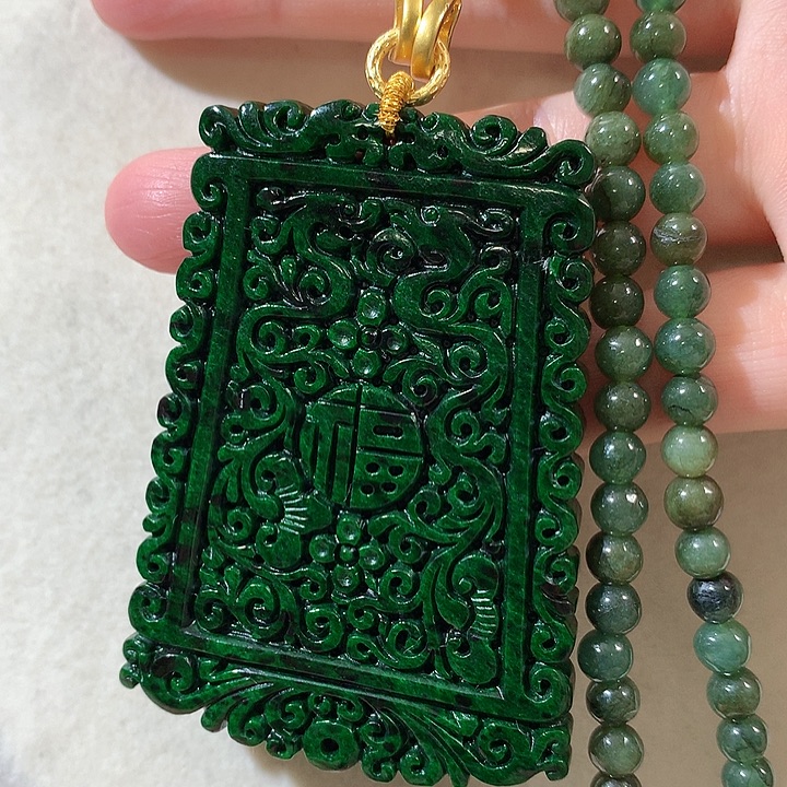 翡翠未镶嵌颈饰翡翠吊坠