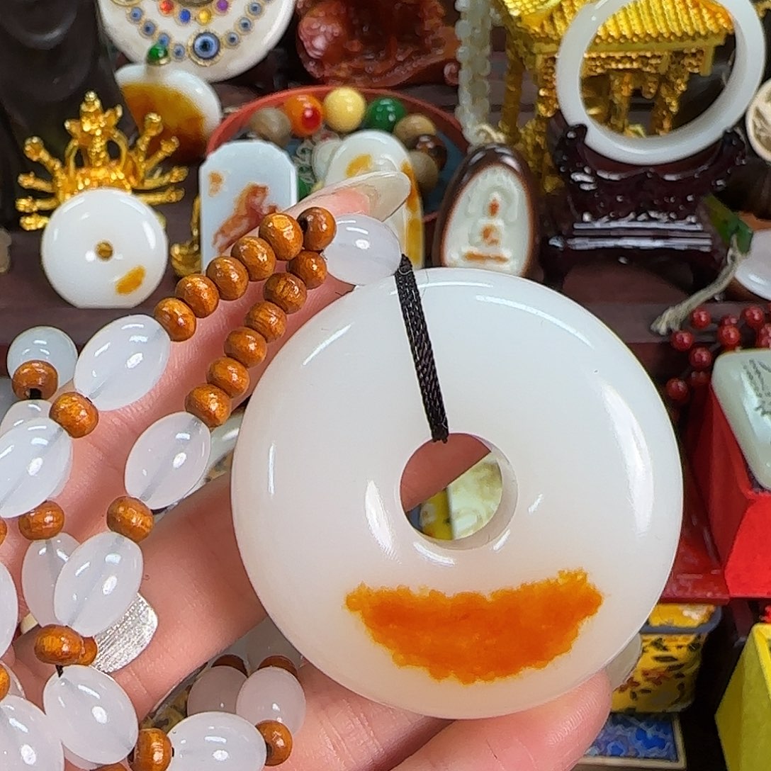 和田玉未镶嵌挂件