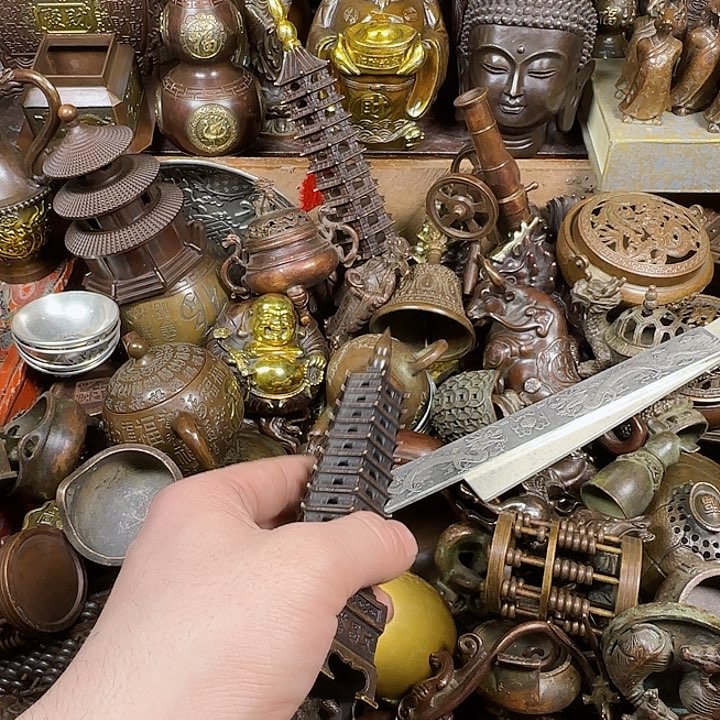 铜材质文玩摆件装饰