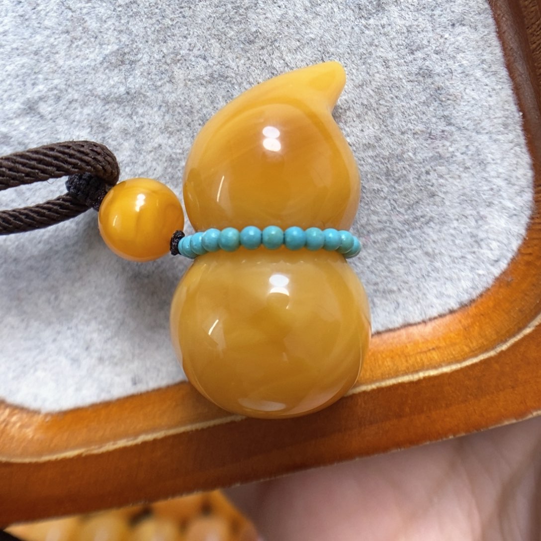 蜜蜡项链未镶嵌蜜蜡吊坠