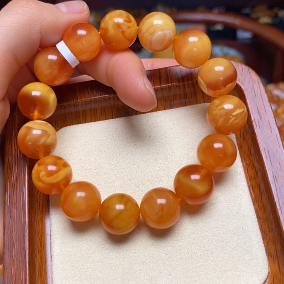 【闪购商品】蜜蜡手链未镶嵌手串