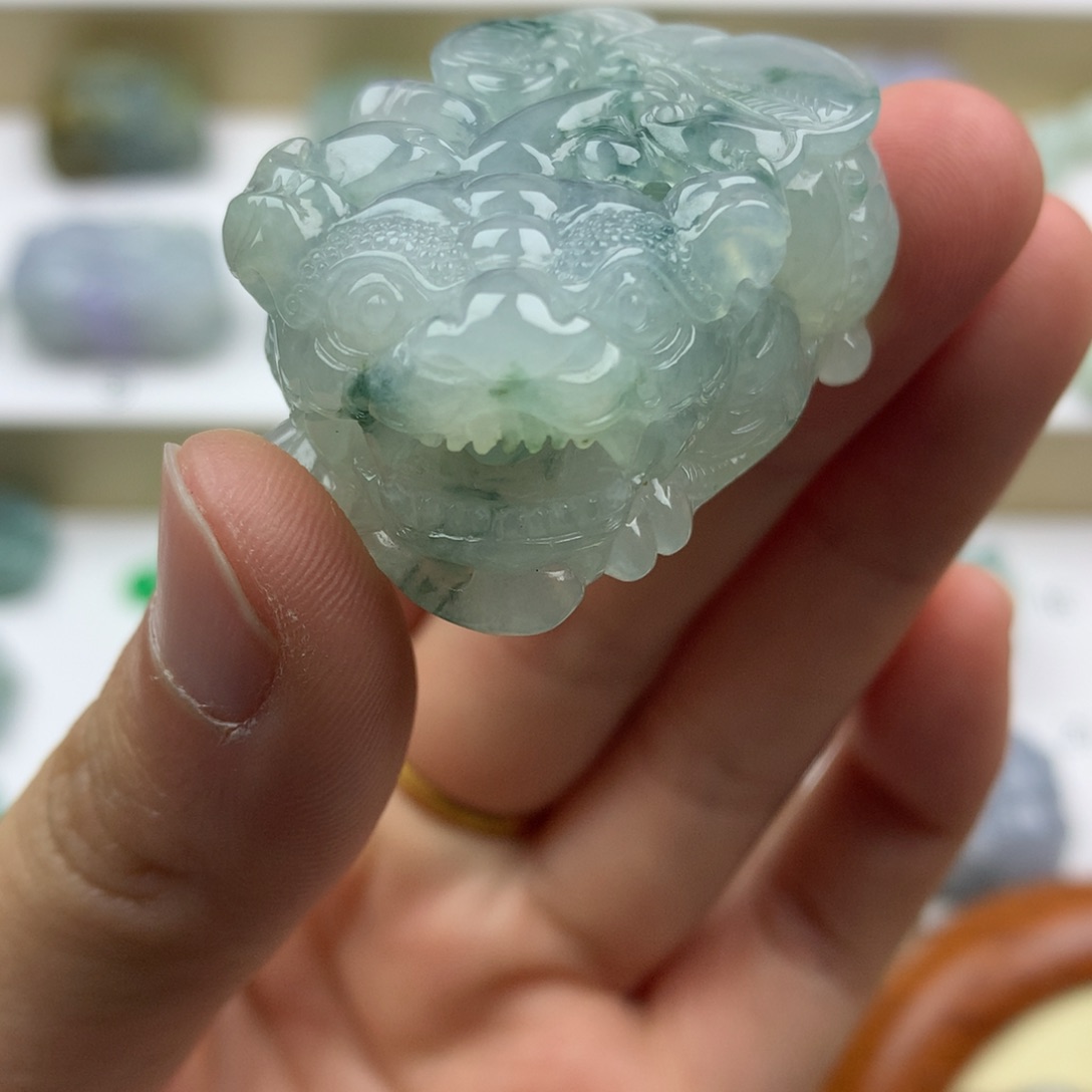 翡翠吊坠(不含链)未镶嵌天然缅甸翡翠A货貔貅