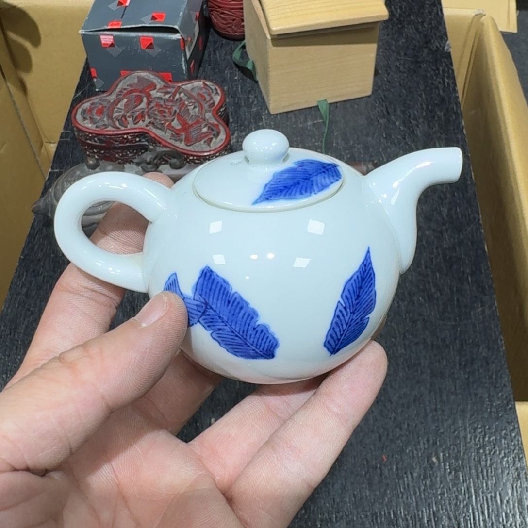 陶瓷日本中古工艺品摆件