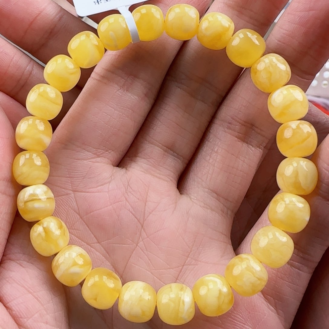 琥珀裸石未镶嵌蜜蜡