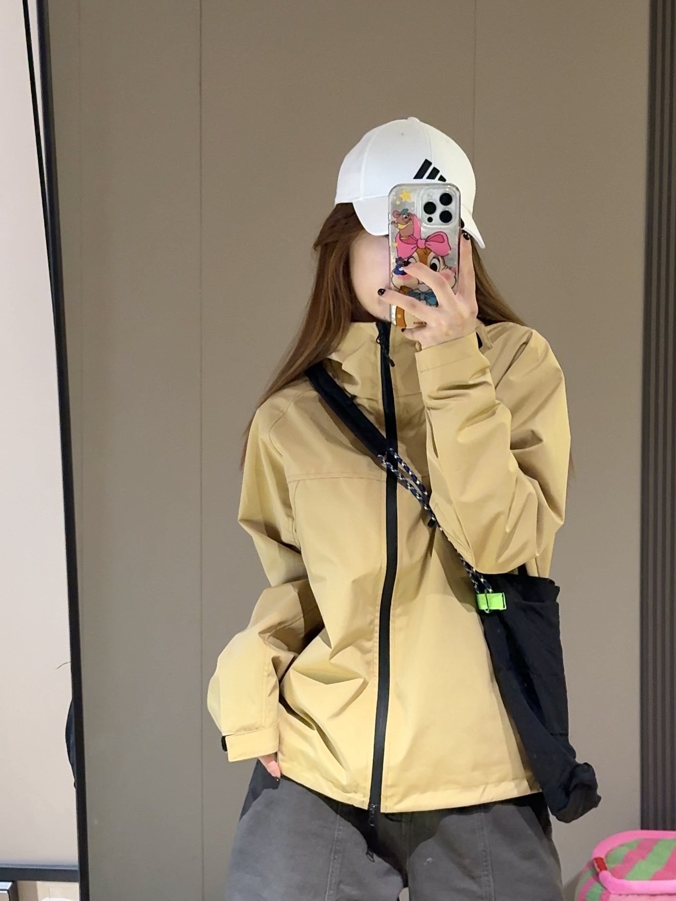 BAWEISA【2077】休闲情侣透气连帽秋冬韩版ins冲锋衣加绒防水