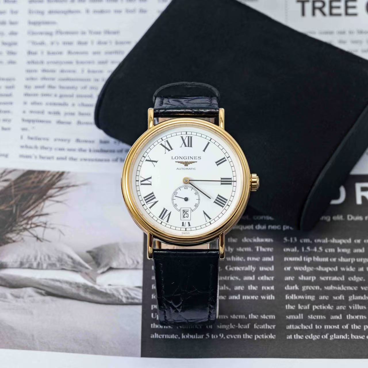 99新 Longines/浪琴 40mm 全套 公价13700 L4.905.2.11.2 H0654