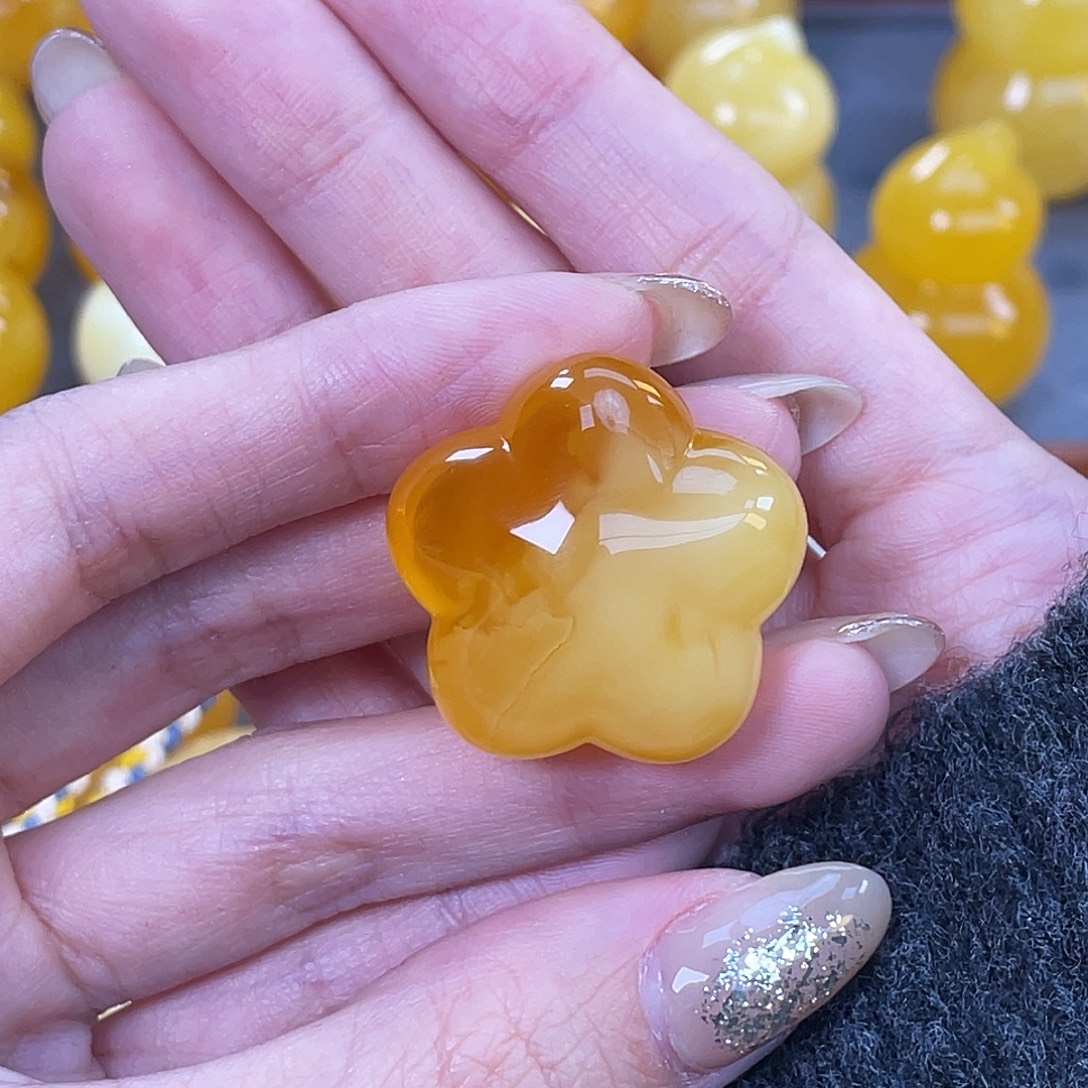 琥珀未镶嵌珠宝奇石琥珀蜜蜡J1231