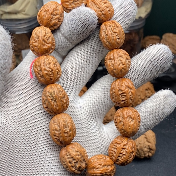 文玩核桃吊坠八棱17