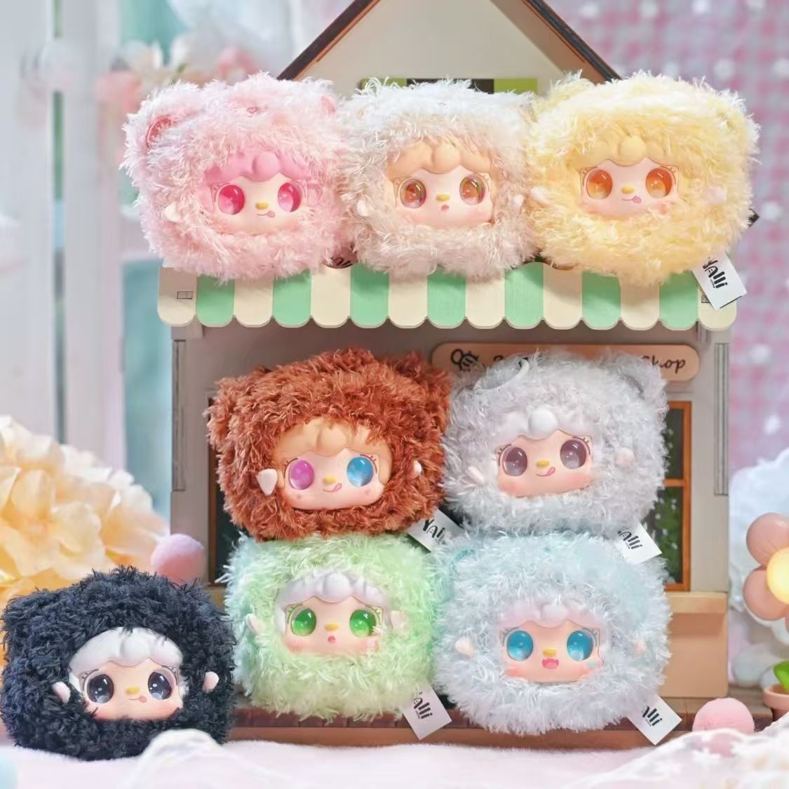 【拆盒】氧氧yooki团一团小熊系列潮玩毛绒盲盒