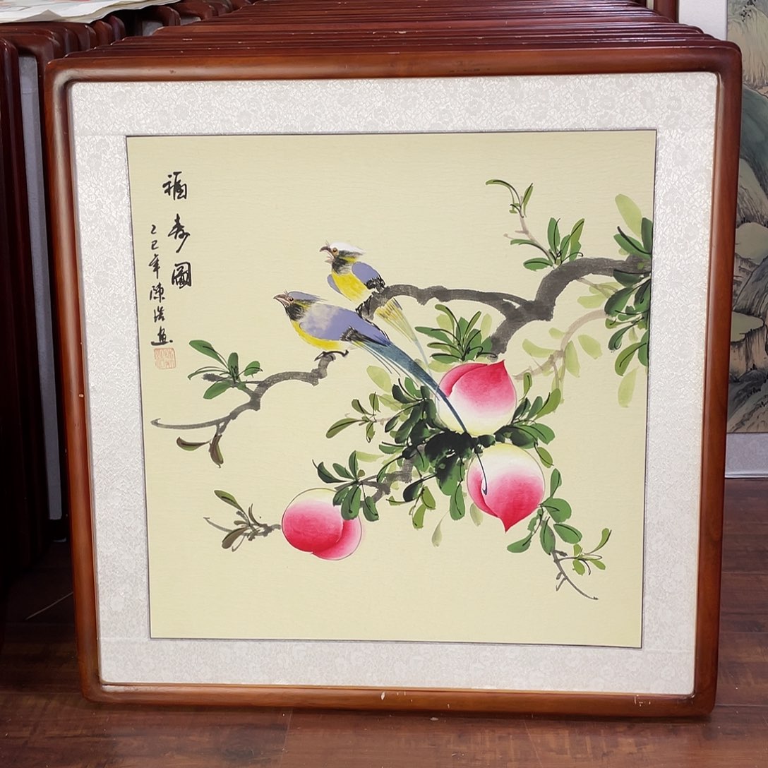 国画带框尺寸63*63厘米