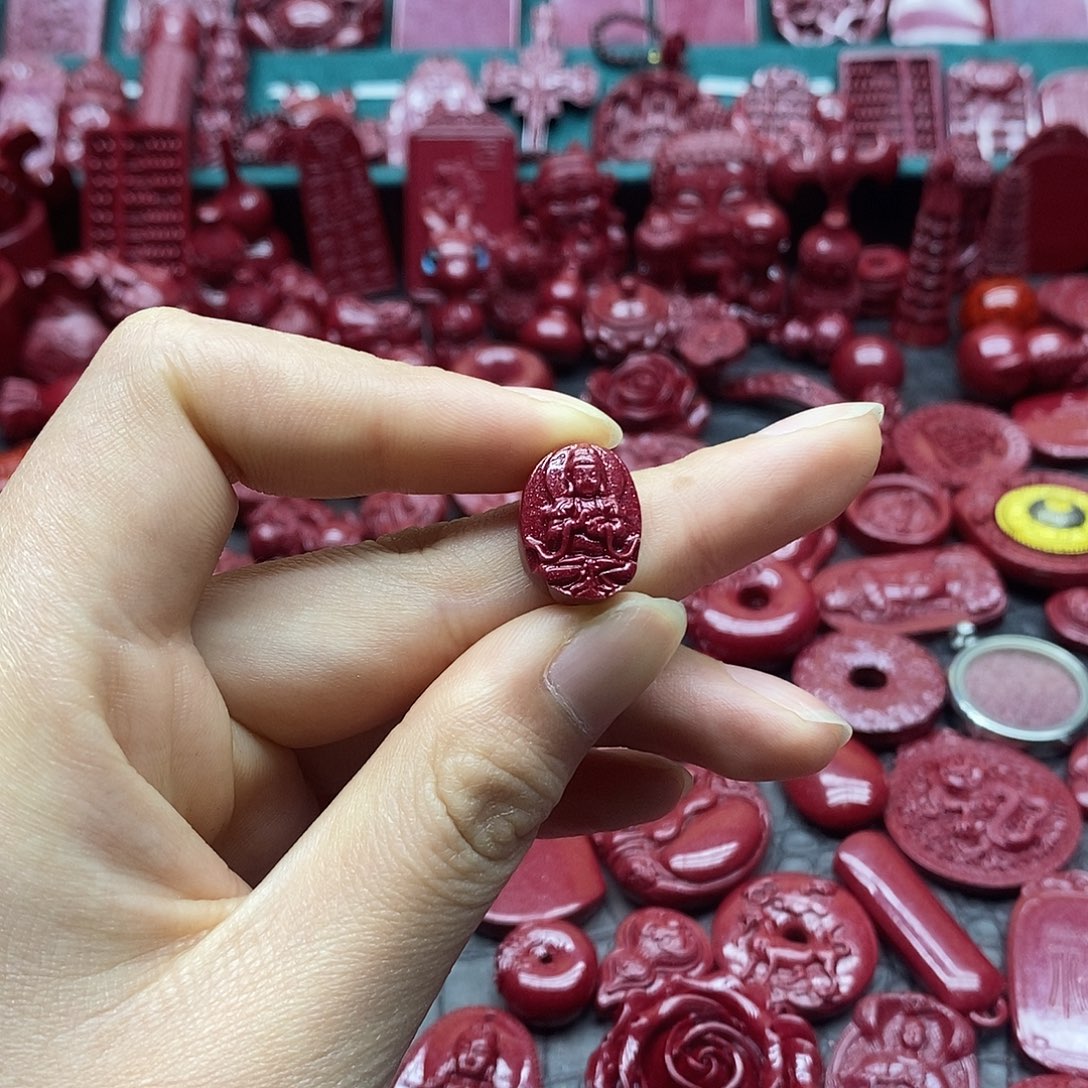 天然辰砂朱砂配件