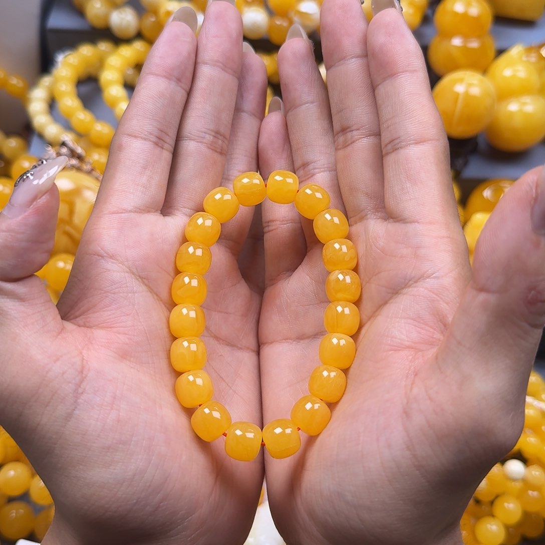 未镶嵌蜜蜡珠宝奇石同料11mm