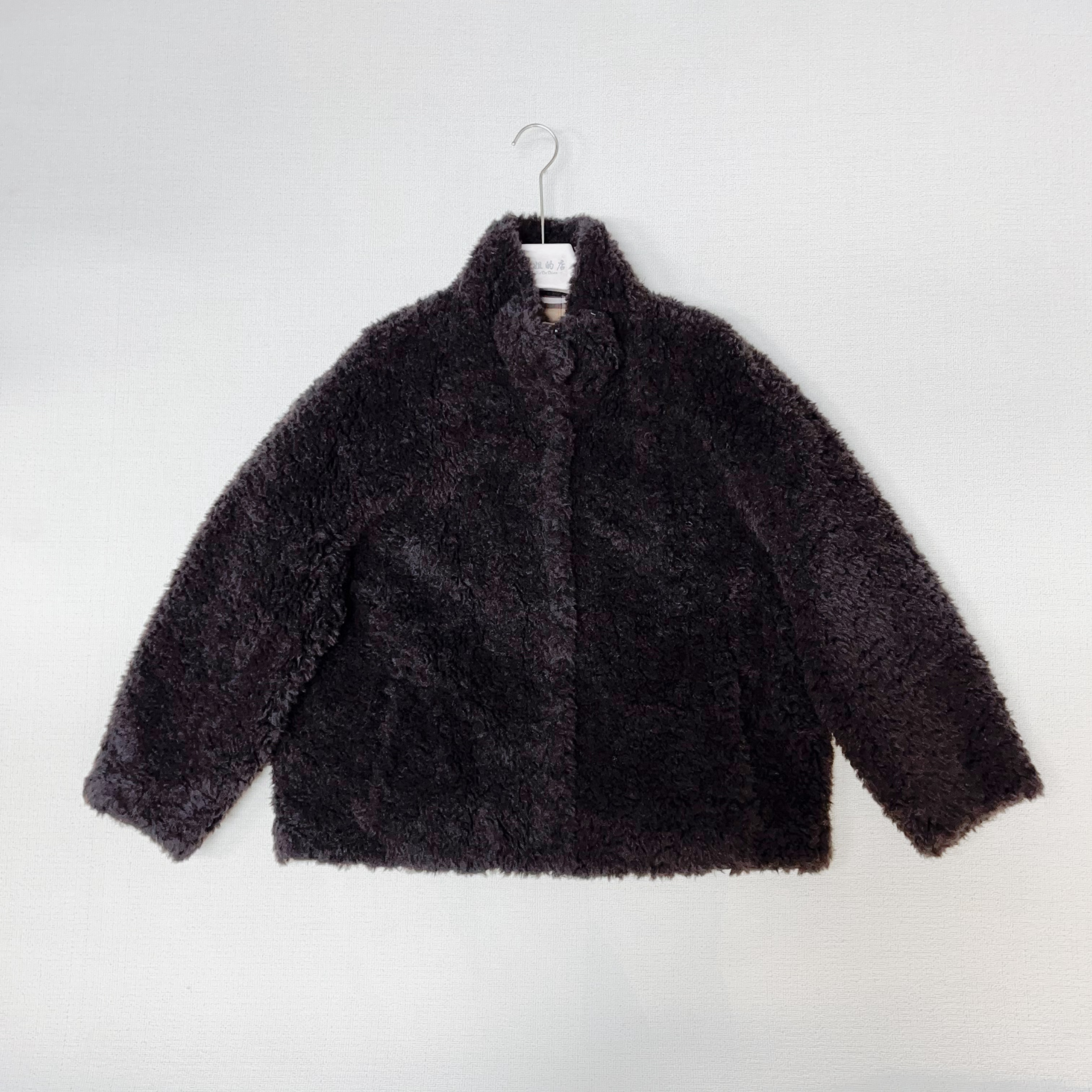 【四姐家】卷毛立领格子内衬外套 8820