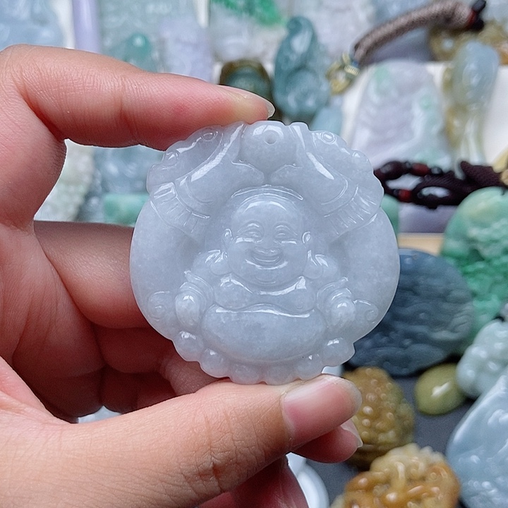 翡翠未镶嵌吊坠(不含链)翡翠