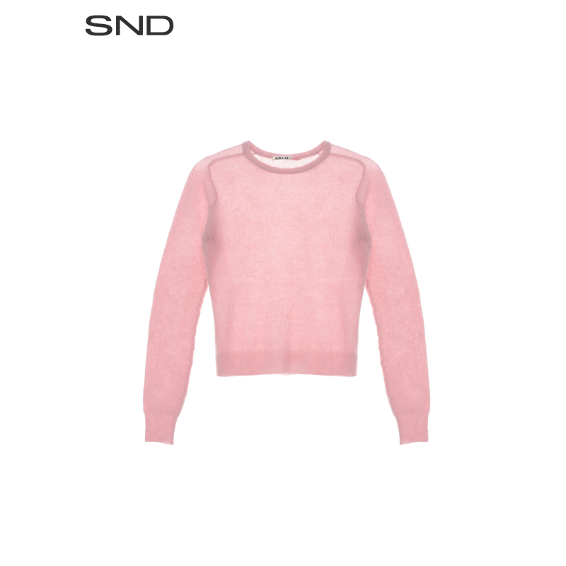  【AURALEE 设计师品牌】SND AW25 圆领套头毛衣