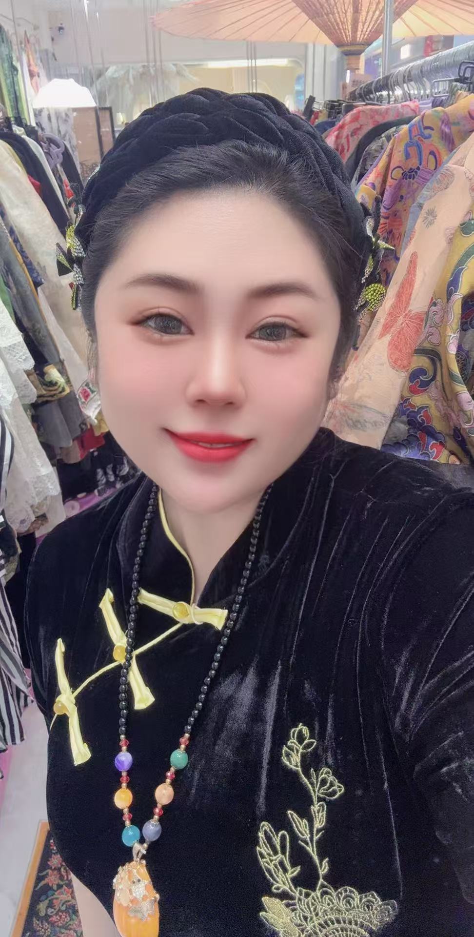 重工111轻奢高定富贵花手作发饰发箍