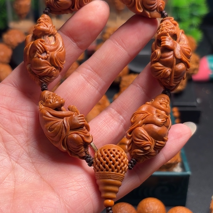 橄榄核手串/手链图***了手串