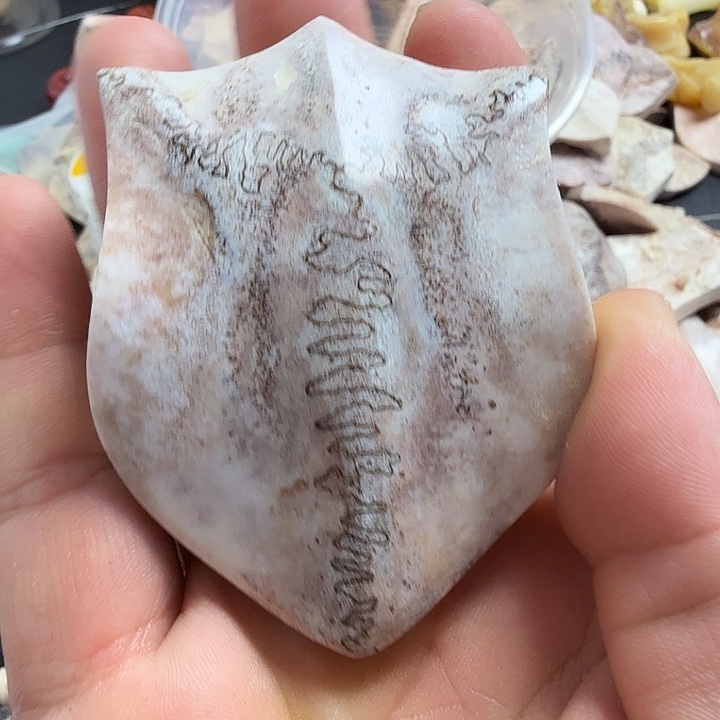 松***猫花岗石纯铜锡合金纯铜养殖鹿头骨制作三界牌