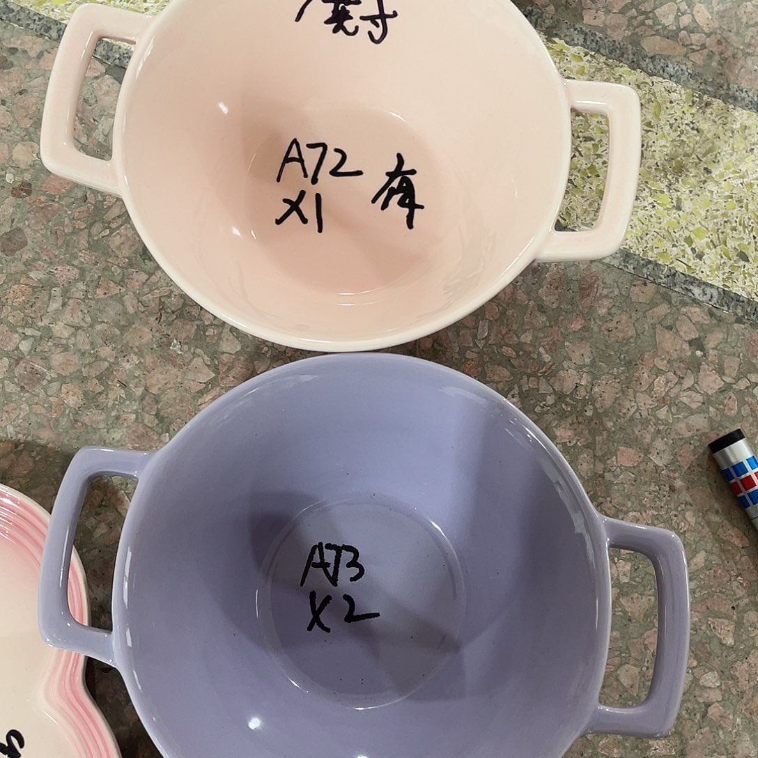 瓷片微瑕陶瓷餐具套装72