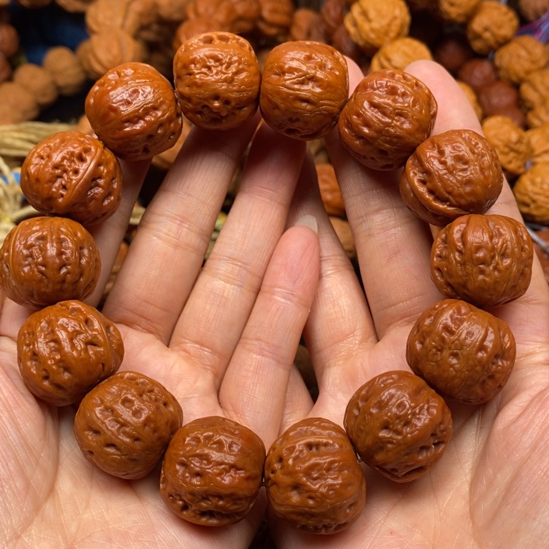 桃核手串D*南瓜墩八棱