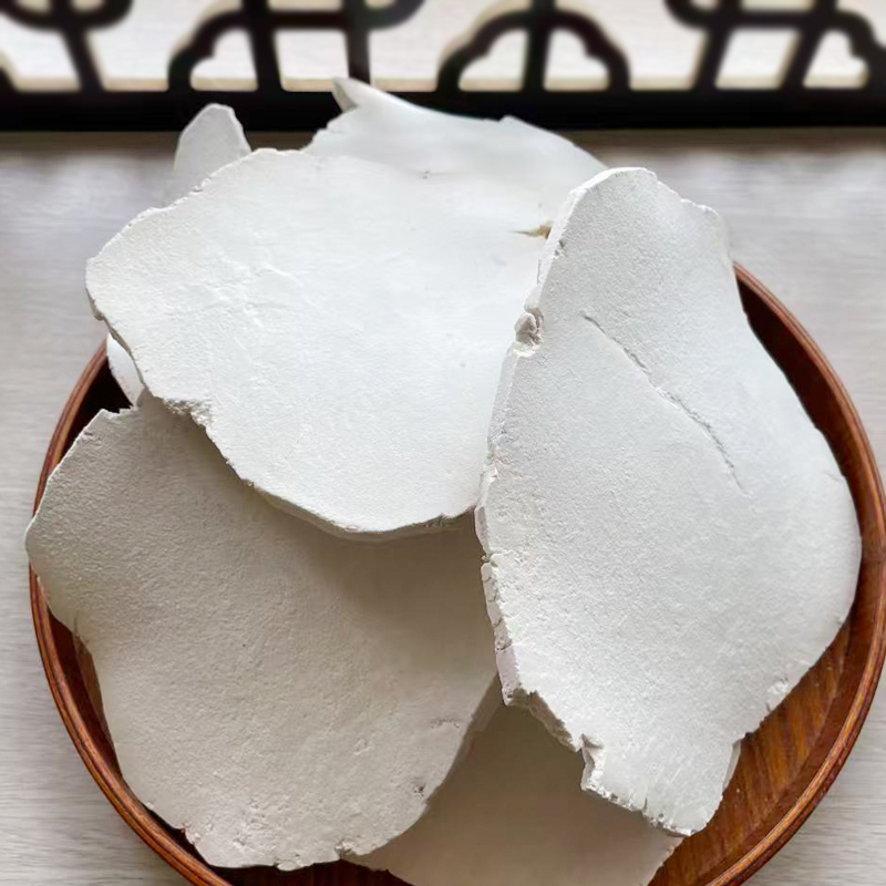 农家茯苓手工生切生晒大片无熏硫干货煲汤煮水