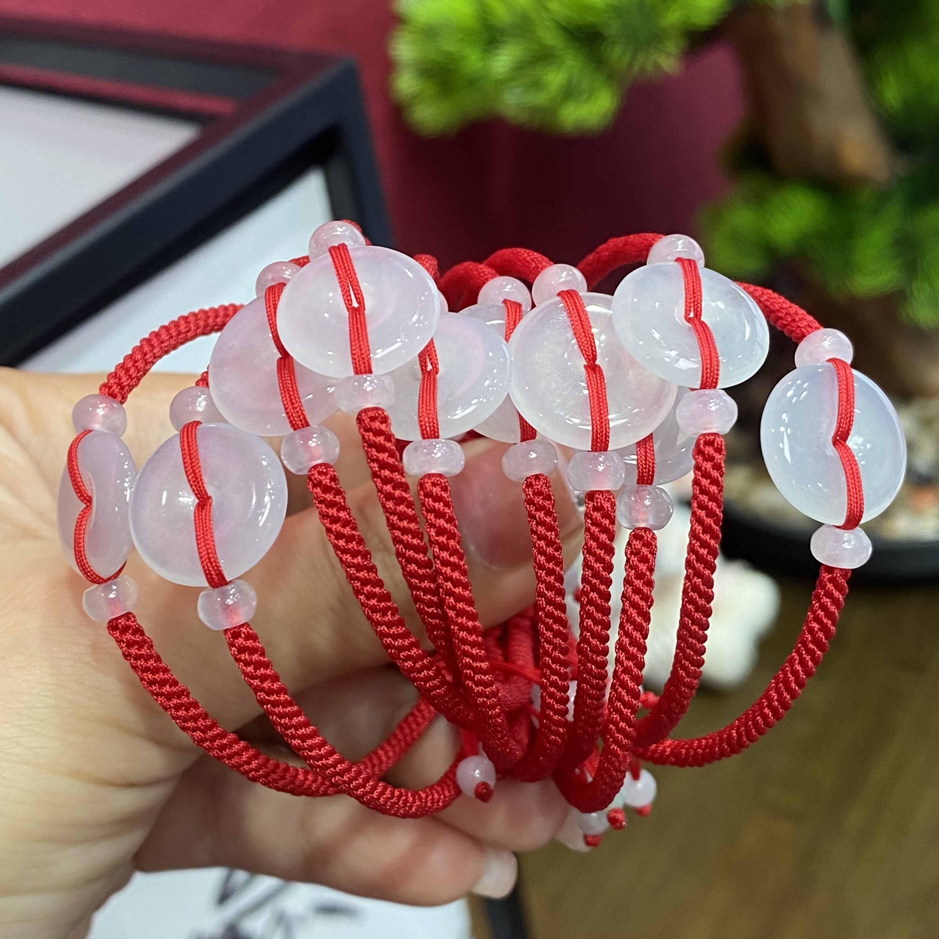 天然缅甸翡翠A货 平安扣手绳-多样性，发其一