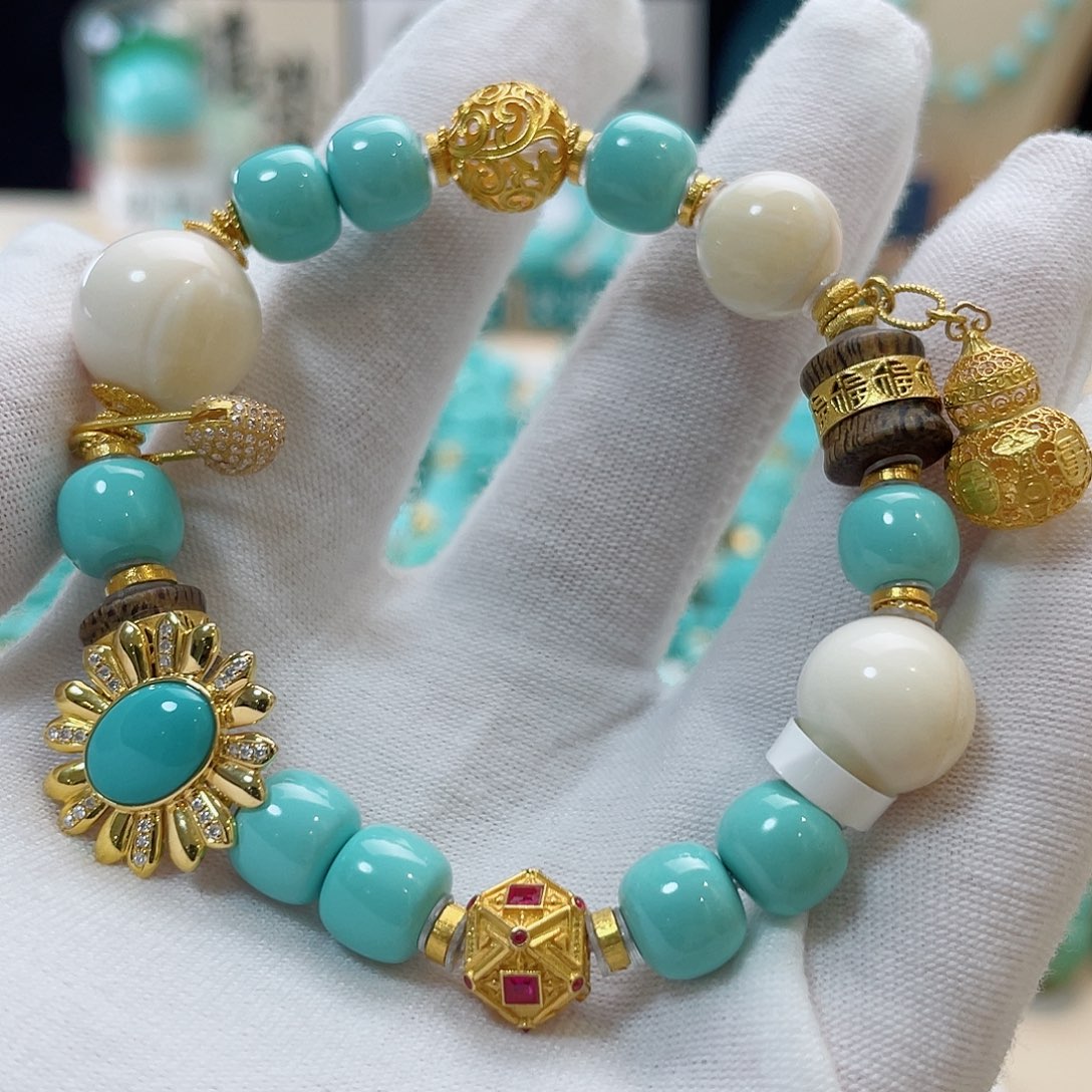 绿松石珠宝奇石未镶嵌