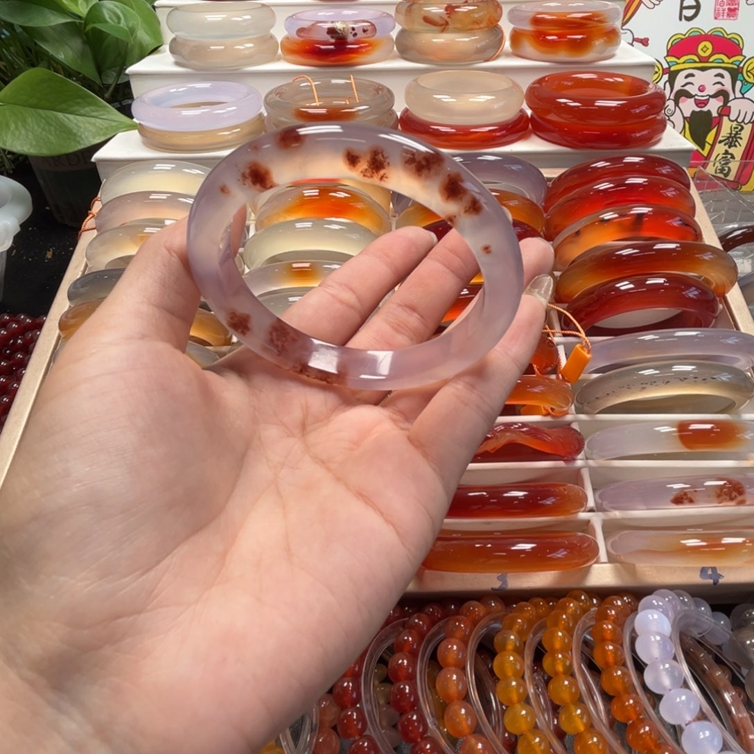 手镯玛瑙/玉髓未镶嵌乐*