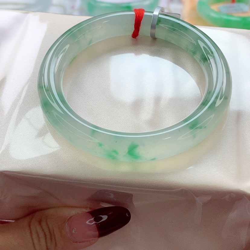 【闪购商品】翡翠手镯未镶嵌50.8 宝藏毕业 灵