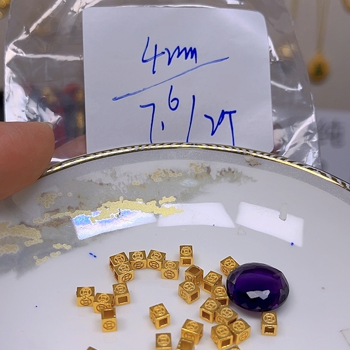 紫晶颈饰银S925镶嵌紫晶925镶嵌126