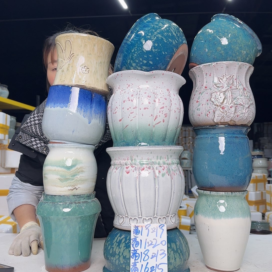 紫砂花盆云上花盆直播1214-609