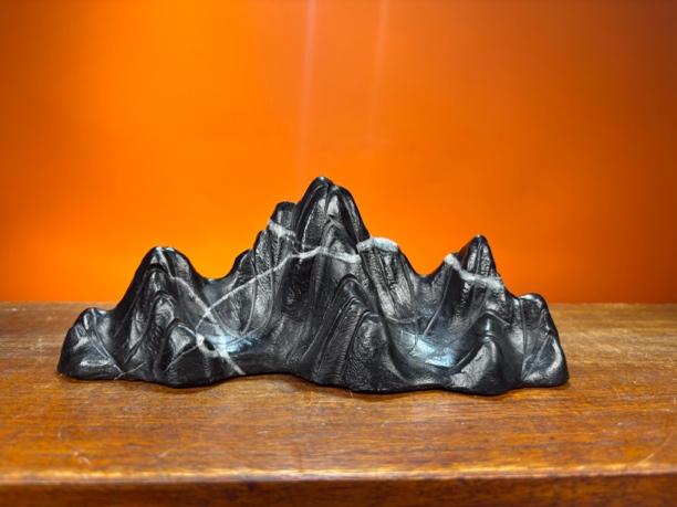 中式灵璧石山峰鱼缸造景造型家居风水观赏摆件长20高8宽6