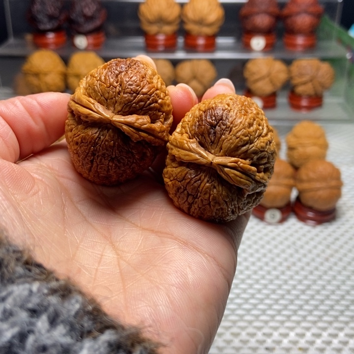 文玩核桃把件16铁将军