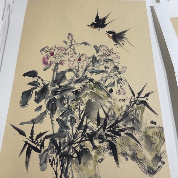 姜奇老师花鸟作品69×46