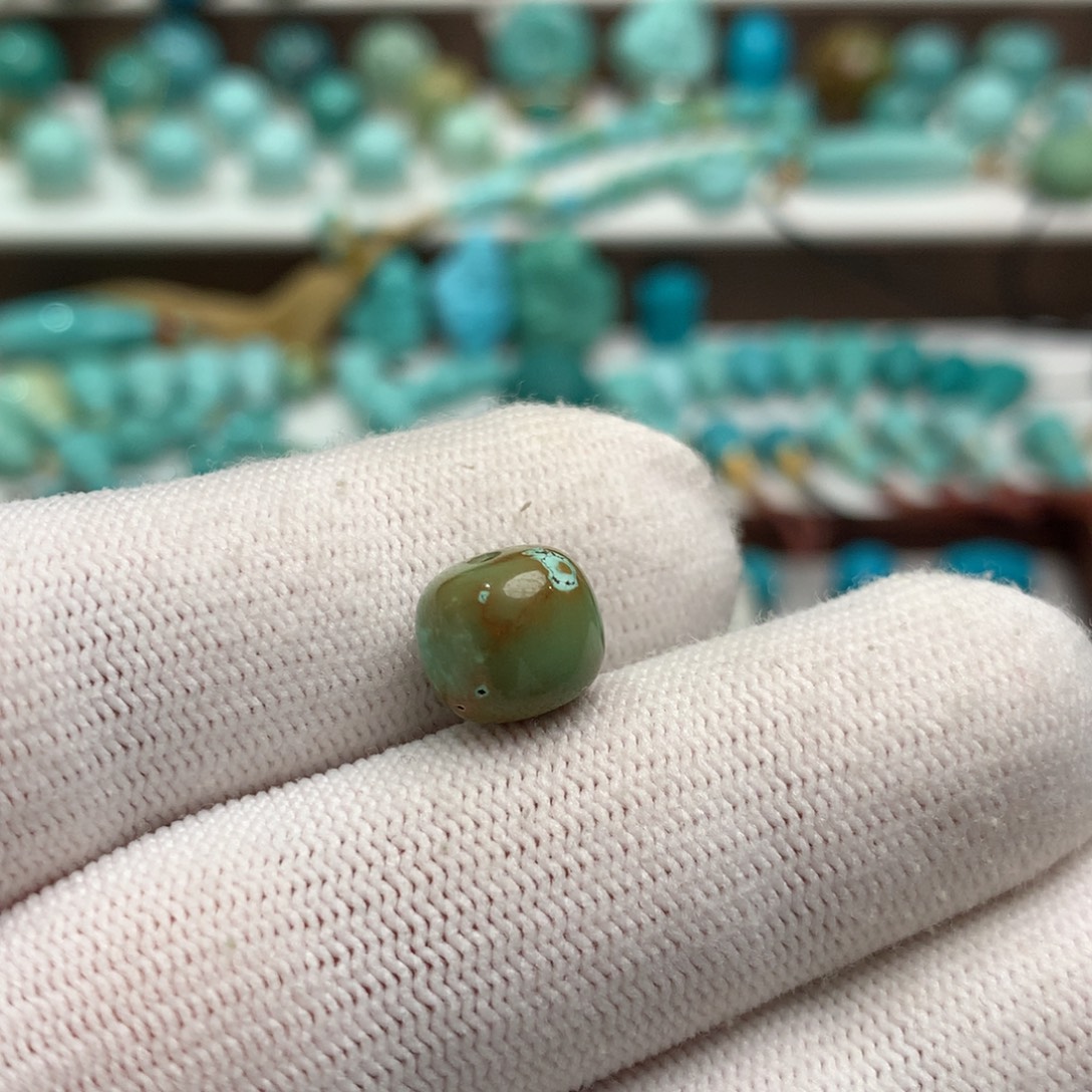 「***海绿松石未镶嵌散珠