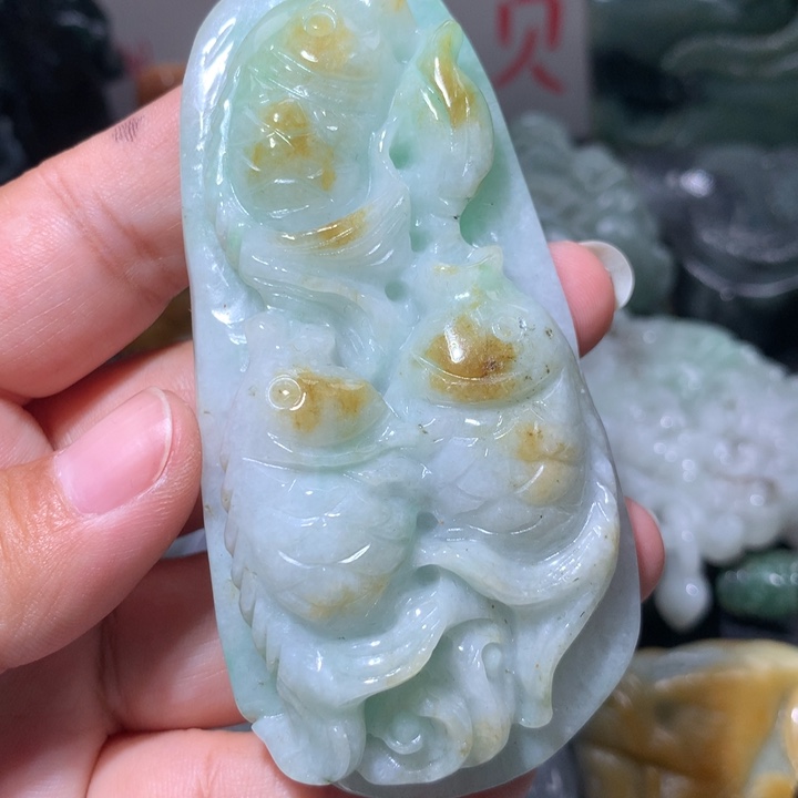 翡翠未镶嵌颈饰保真天然A货翡翠