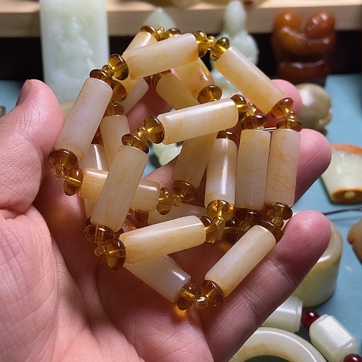 皖***，和田玉未镶嵌挂件