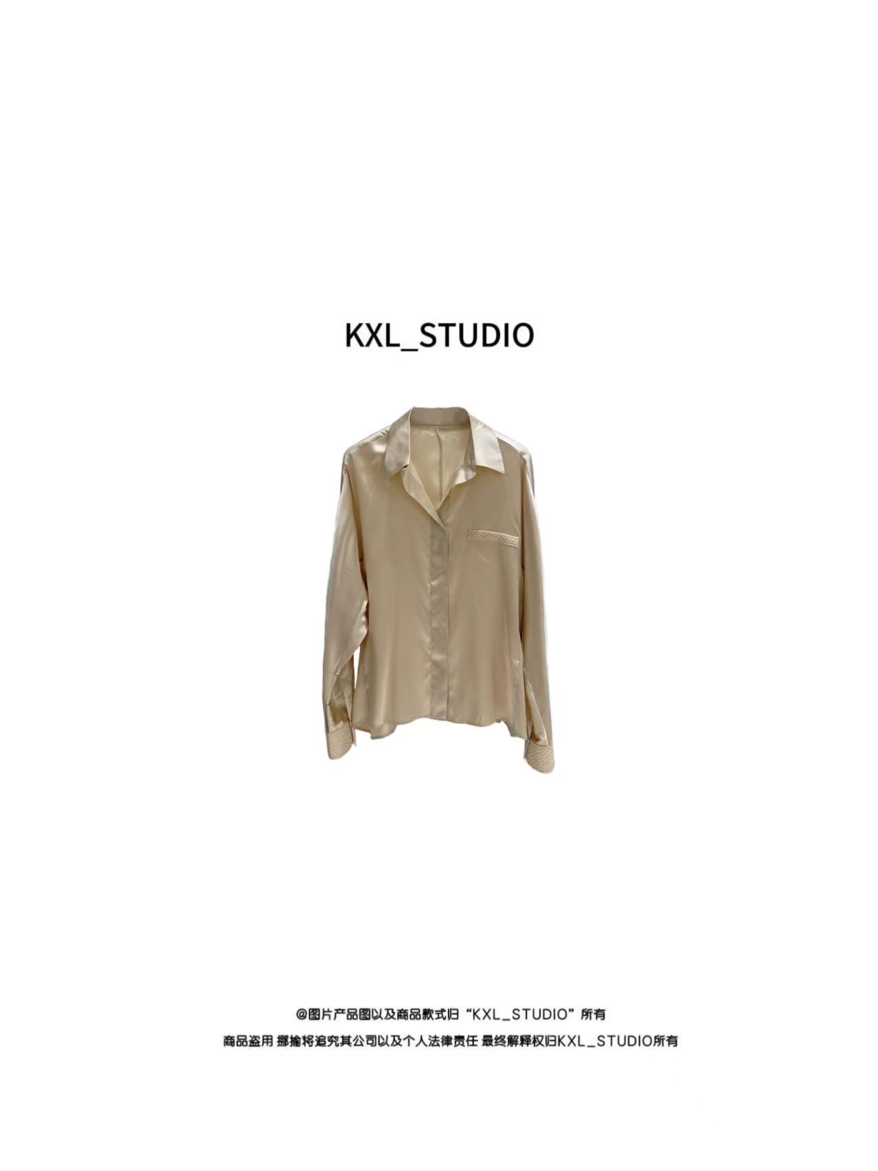 KXL-STUDIO【KELE精选】桑蚕丝衬衣14099