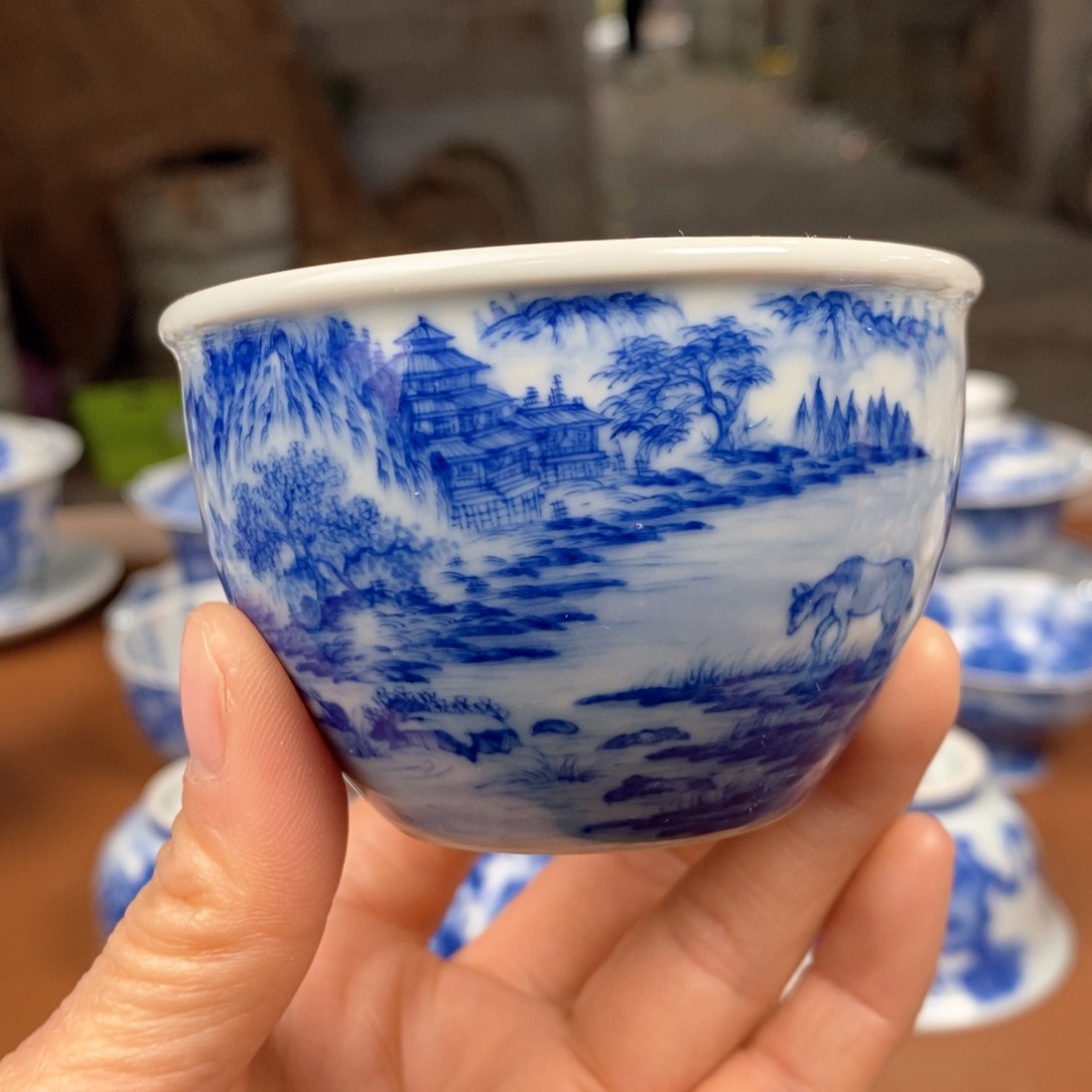 杯景德镇陶瓷手工手绘