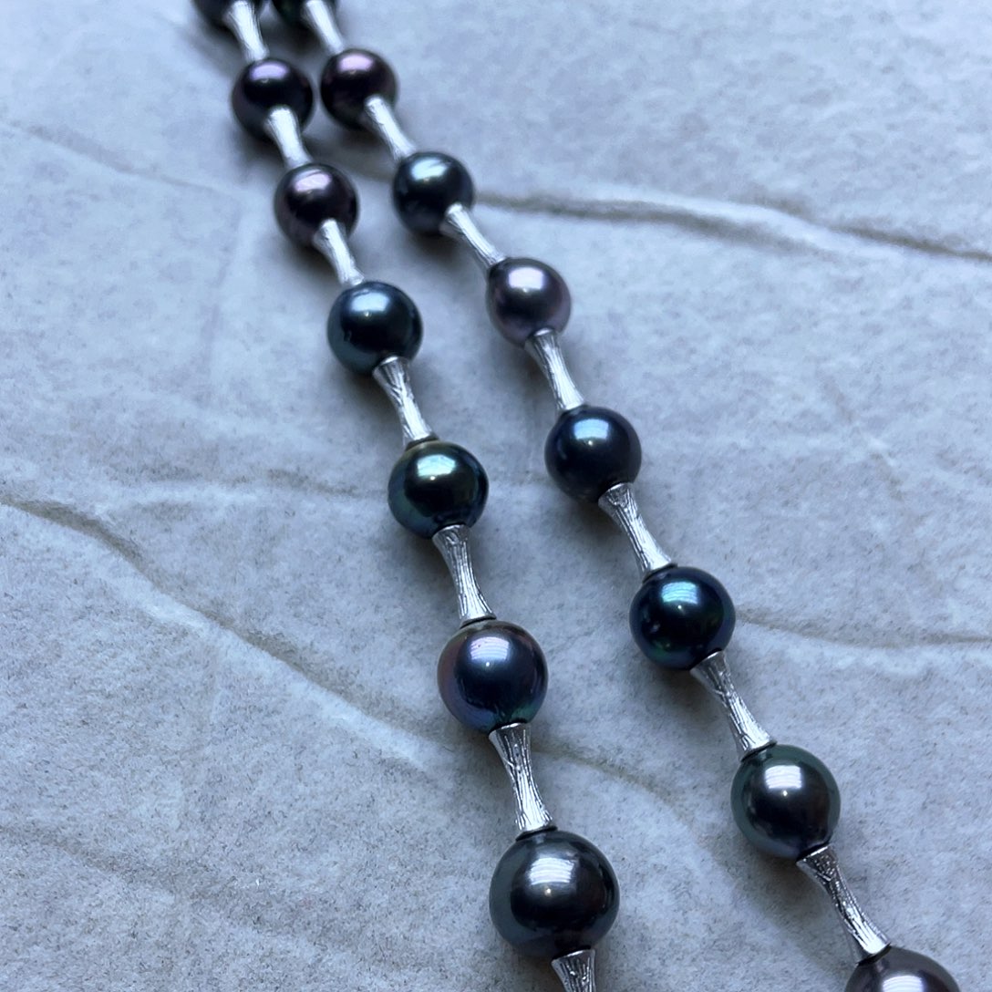 海水珍珠颈饰银S925镶嵌