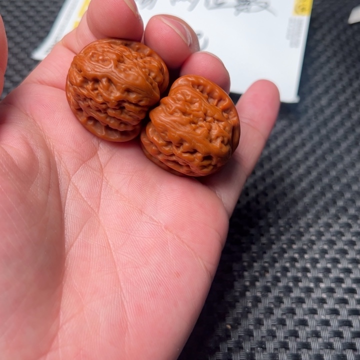 文玩核桃把件白狮子5号