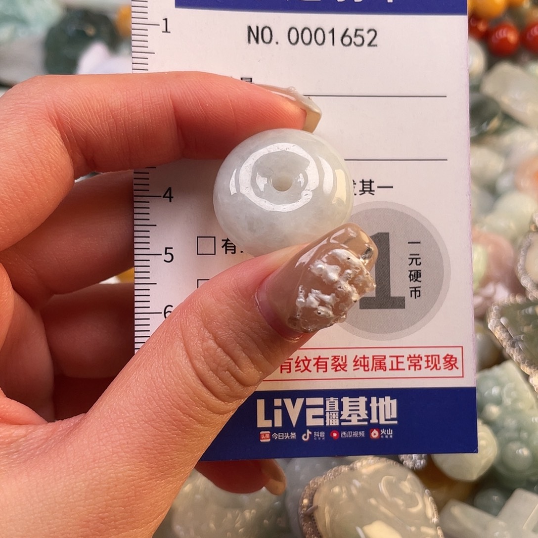 翡翠未镶嵌颈饰1652