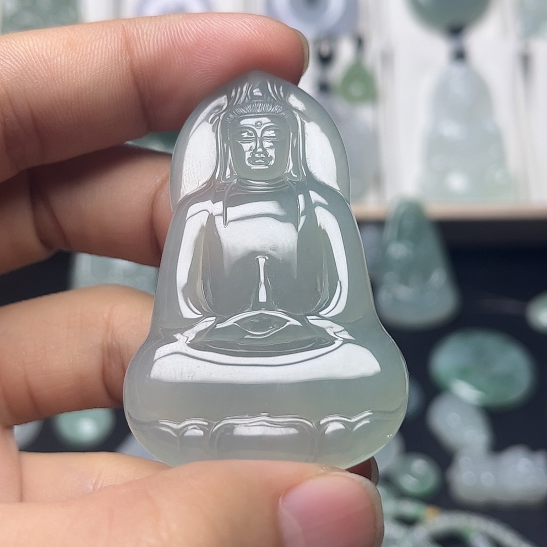 翡翠未镶嵌颈饰缅甸天然翡翠