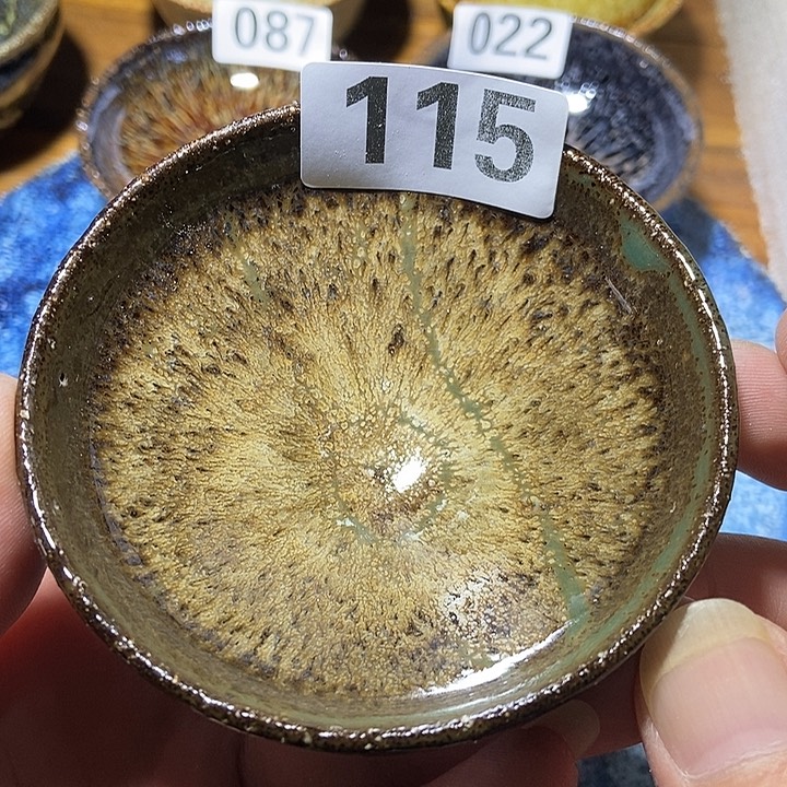 茶盏龙窑柴烧柴烧落灰