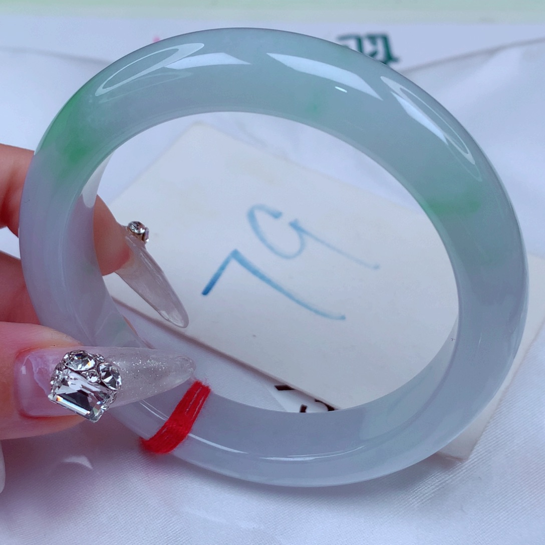 翡翠手镯未镶嵌天然缅甸翡翠A货手镯