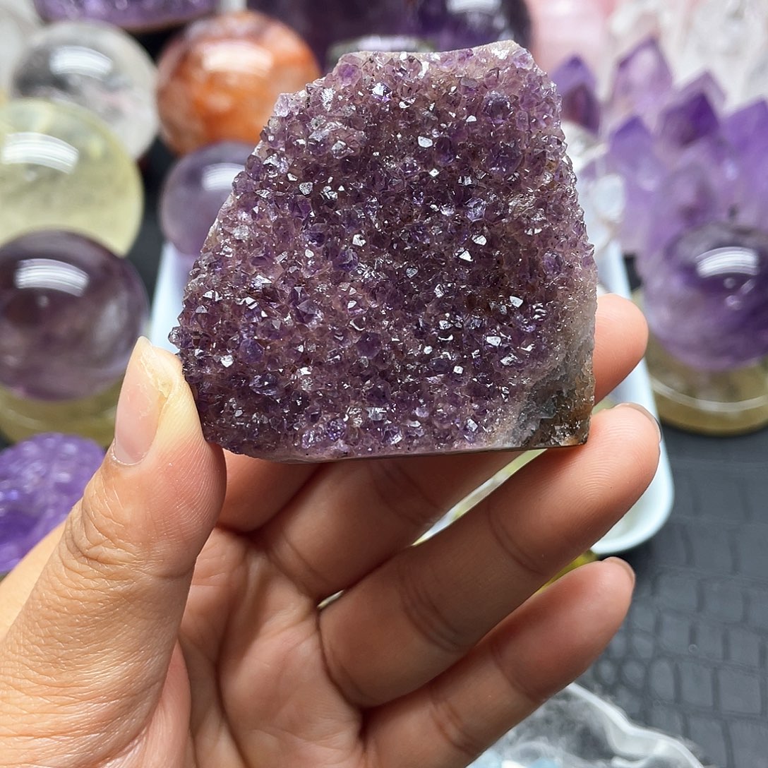 未镶嵌紫晶珠宝半成品37