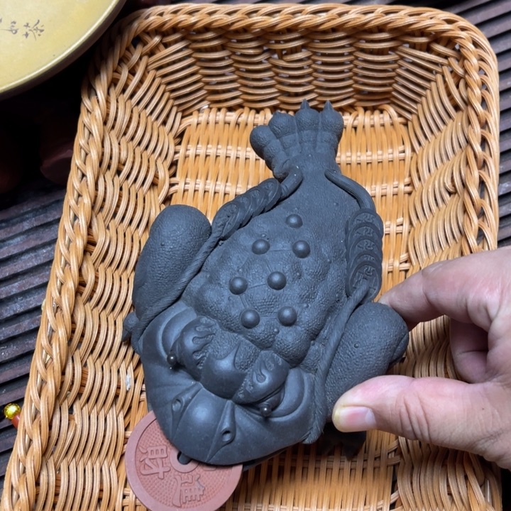 紫砂茶宠紫砂瑕疵