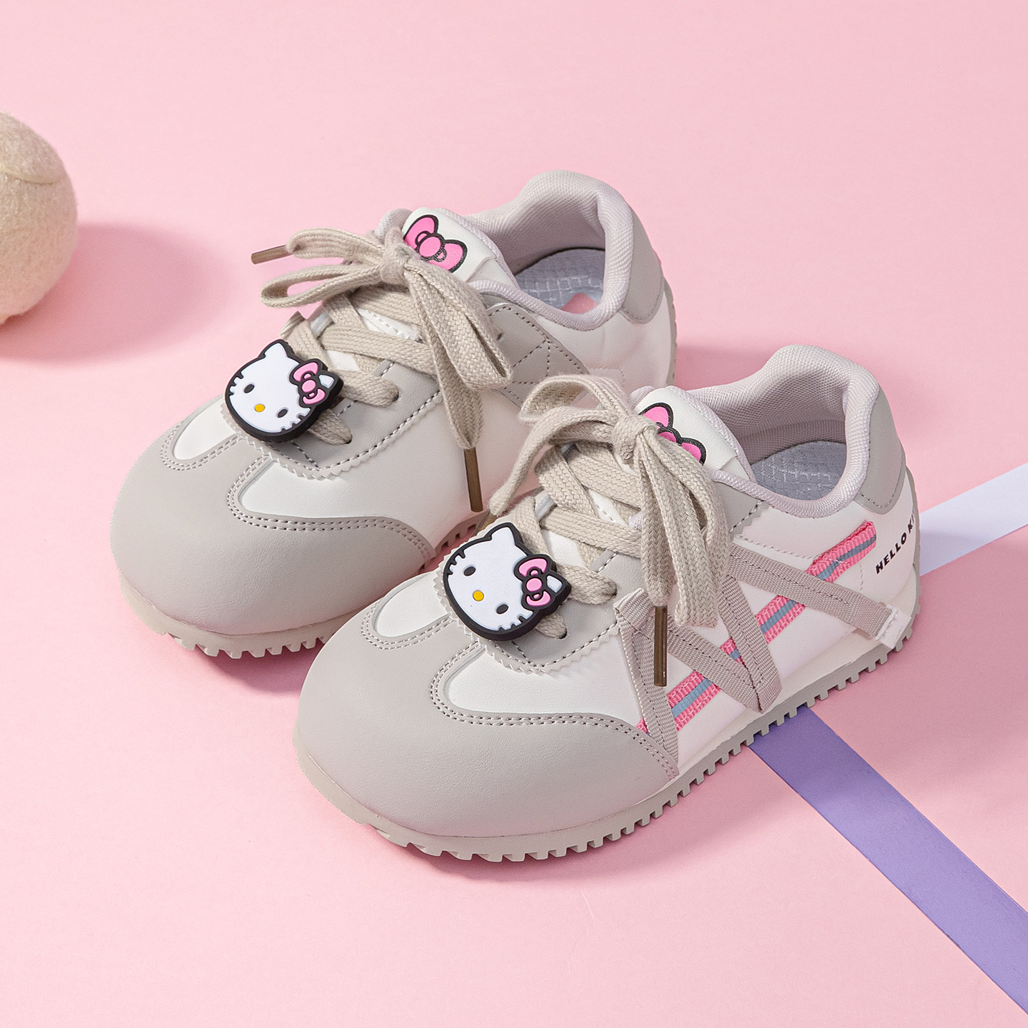 HELLO KITTY/凯蒂猫开学季女童儿童休闲运动鞋德训鞋儿通鞋子