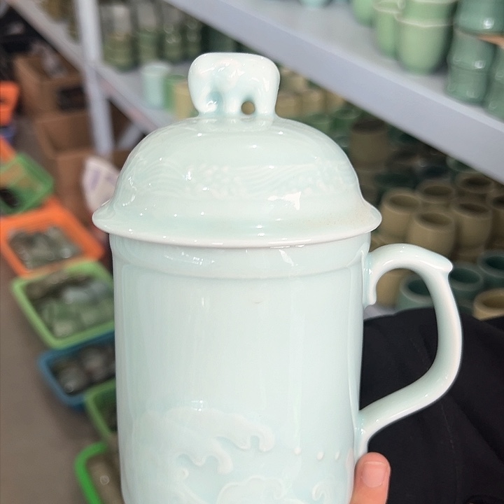 青瓷小米茶器龙泉青瓷