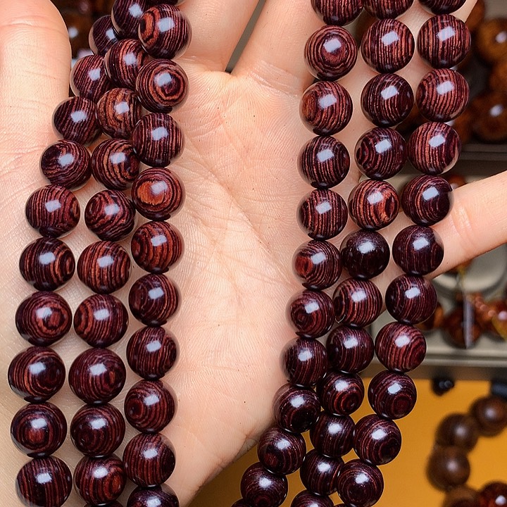 花梨木类手串/手链黄花梨风化料老挝花梨土埋料1.0